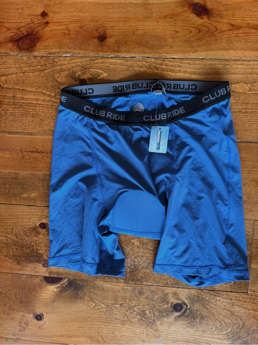 New Club Ride Padded Cycling Boxer - Blue